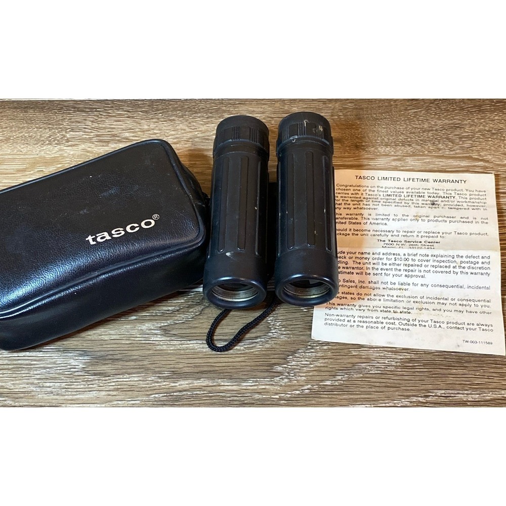 TASCO Model 168RB 10x25 Fully Coated Optics Binoculars